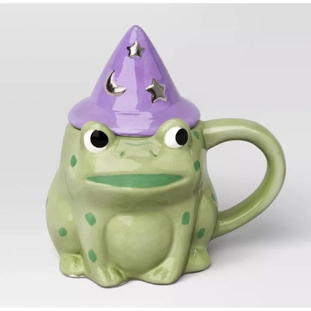 Hyde and EEK! Boutique Figural Frog Mug with Lid - 9oz (NEW)